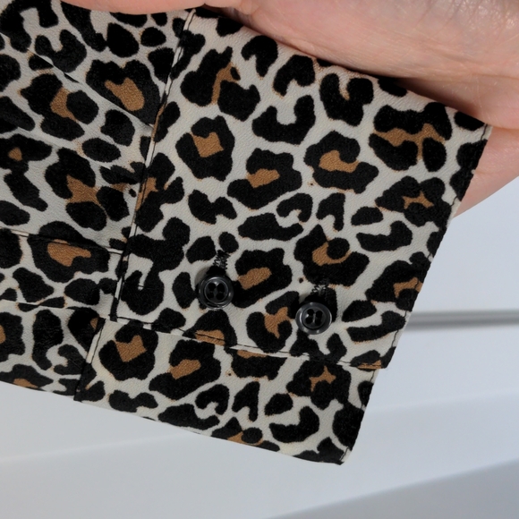 Leopard print blouse, j.crew top, - Picture 6 of 6